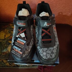 Black and Gray Kids Sneakers